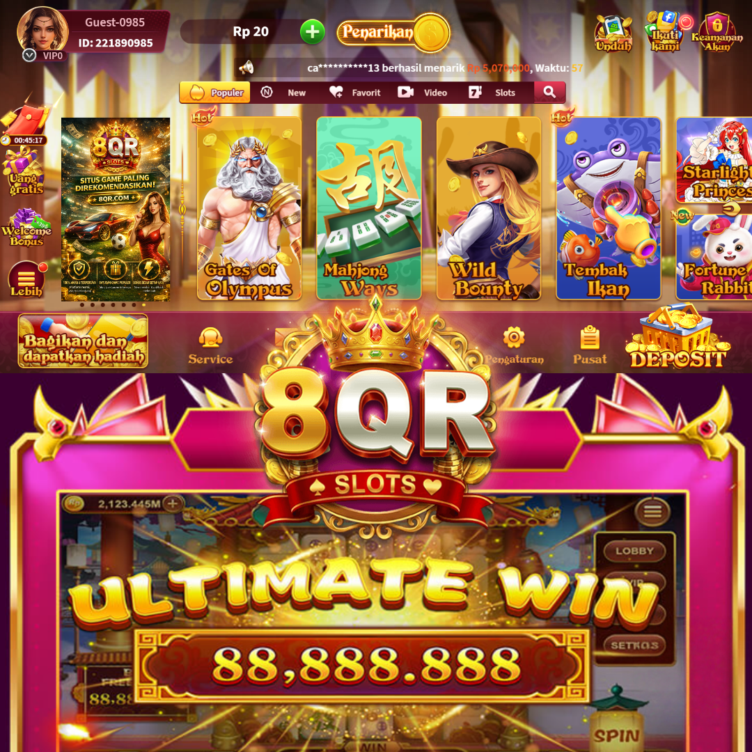 8QR - Portal Hiburan Game Online Mobile Resmi & Terpercaya