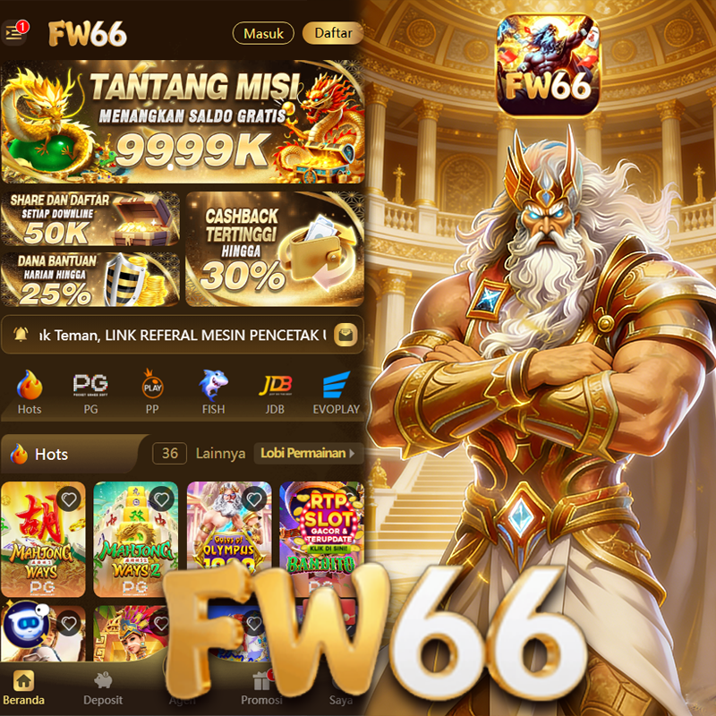 FW66 - Pilihan Game PG Soft untuk Penggemar Slot Online